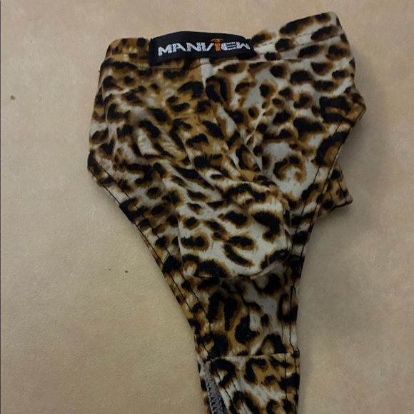 Manview mens Leopard Print Thong M - Picture 6 of 6
